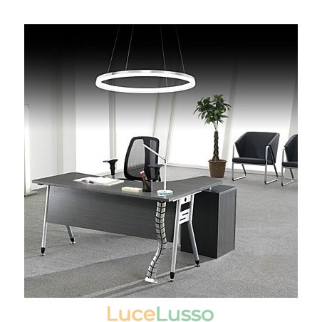 Lampada a sospensione dal design moderno, anello singolo in acrilico di alta qualità Lampada a sospensione dal design moderno, anello singolo in acrilico di alta qualità
