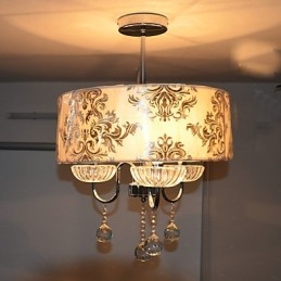 Lampadario moderno contemporaneo in cristallo elettroplaccato