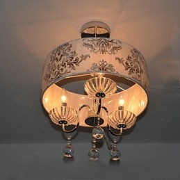 Lampadario moderno contemporaneo in cristallo elettroplaccato
