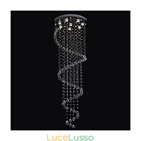 Lampadario di lusso moderno in cristallo 8 luci Lampadario di lusso moderno in cristallo 8 luci