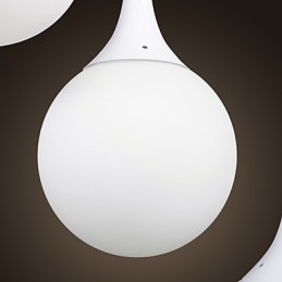 Lampada a sospensione moderna e contemporanea a forma di globo elettrolitico