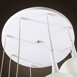 Lampada a sospensione moderna e contemporanea a forma di globo elettrolitico