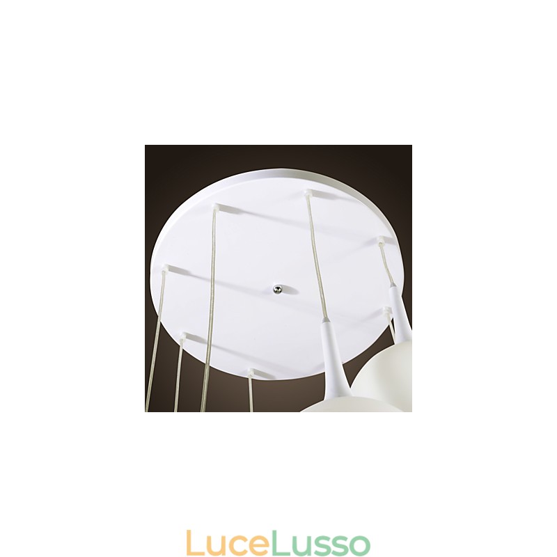 Lampada a sospensione moderna e contemporanea a forma di globo elettrolitico