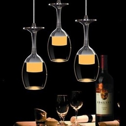 Lampadario a sospensione in vetro cromato, moderno, contemporaneo, tradizionale, classico, country, a 3 luci