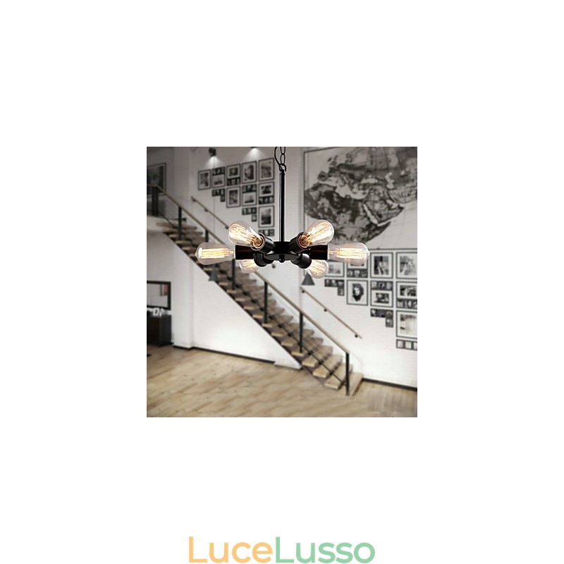 Lampadario retrò Edison