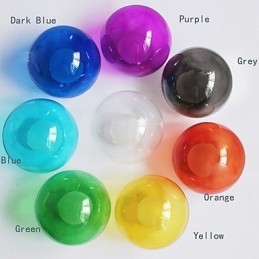 Lampada a sospensione moderna in vetro colorato a forma di globo a bolle con 19 luci
