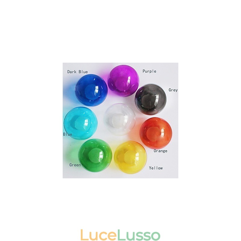 Lampada a sospensione moderna in vetro colorato a forma di globo a bolle con 19 luci