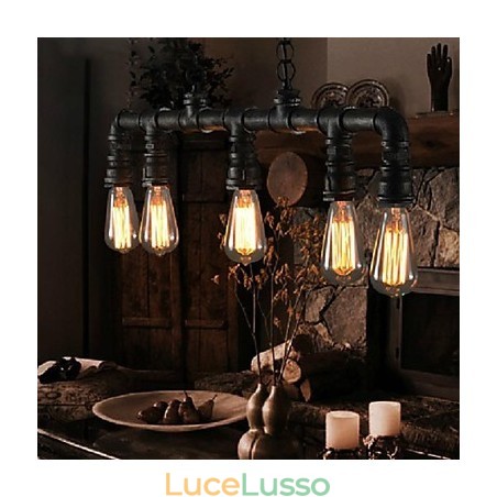 Lanterna tradizionale classica vintage stile retrò country mini dipinto lampada a sospensione in metallo da pranzo Lanterna tradizionale classica vintage stile retrò country mini dipinto lampada a sospensione in metallo da pranzo