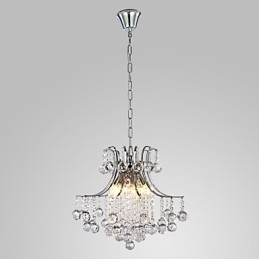 Lampada a sospensione di lusso moderna in cristallo Living 6 luci