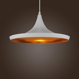 Lampada a sospensione in metallo con pittura moderna contemporanea country retrò