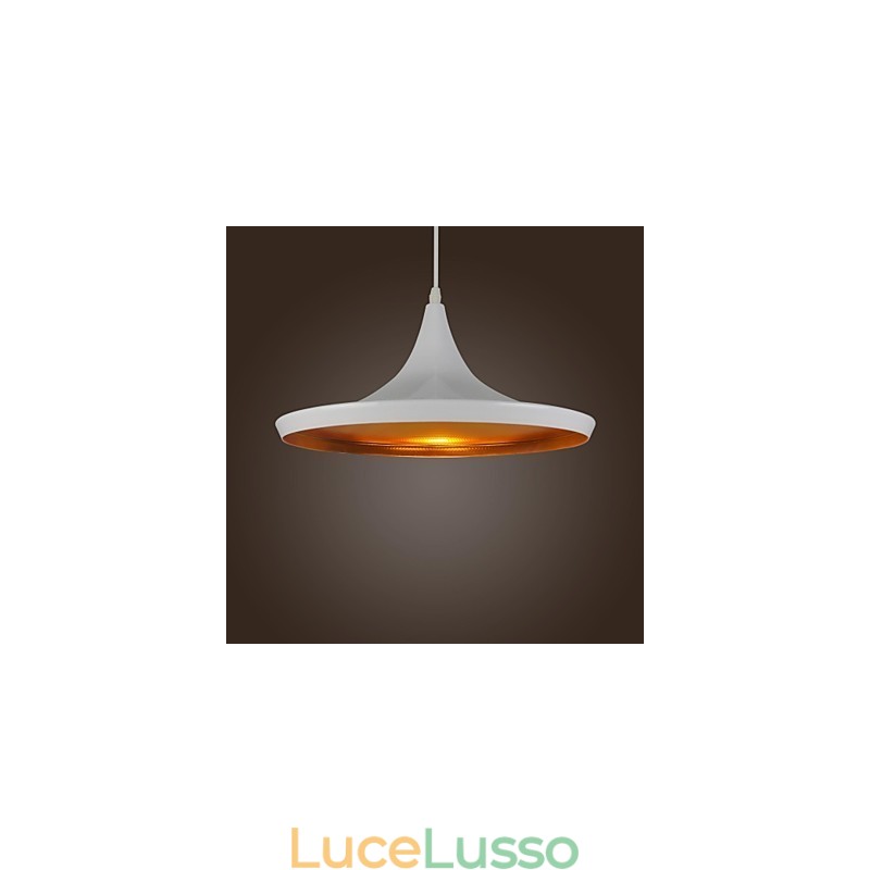 Lampada a sospensione in metallo con pittura moderna contemporanea country retrò
