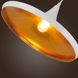 Lampada a sospensione in metallo con pittura moderna contemporanea country retrò