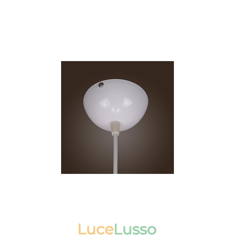 Lampada a sospensione in metallo con pittura moderna contemporanea country retrò