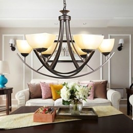 Lampada a sospensione di lusso Illuminazione rustica Illuminazione