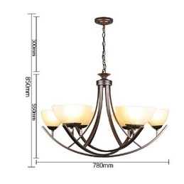 Lampada a sospensione di lusso Illuminazione rustica Illuminazione