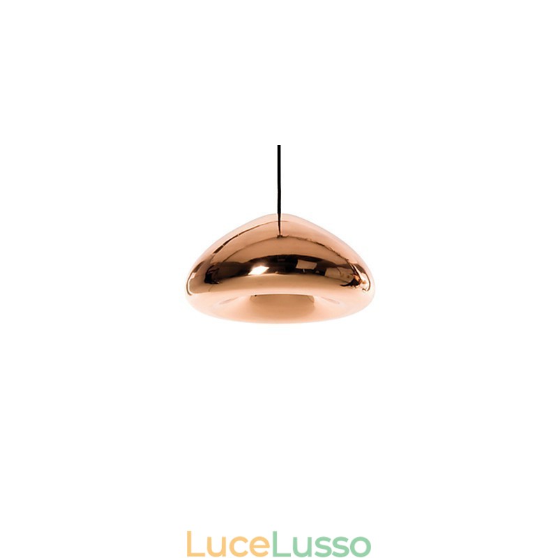 Lampada a sospensione in metallo con pittura contemporanea moderna
