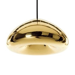 Lampada a sospensione in metallo con pittura contemporanea moderna