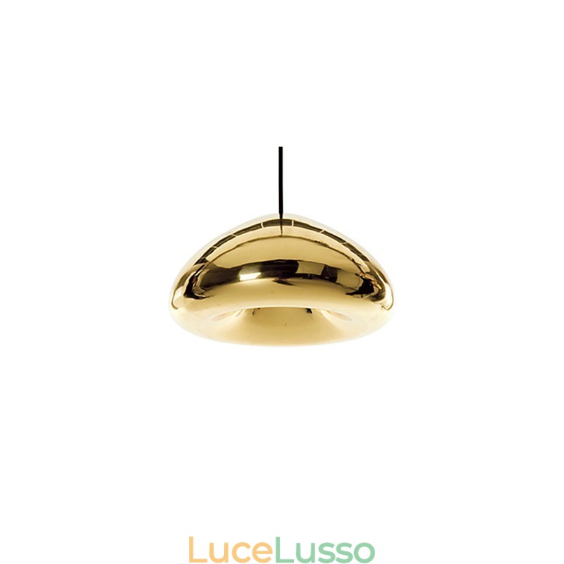 Lampada a sospensione in metallo con pittura contemporanea moderna
