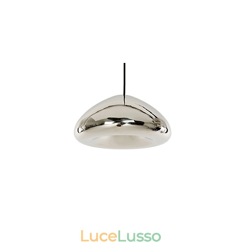 Lampada a sospensione in metallo con pittura contemporanea moderna