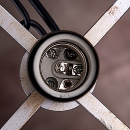 Pendente 1 luce Vintage minimalista in ferro dipinto