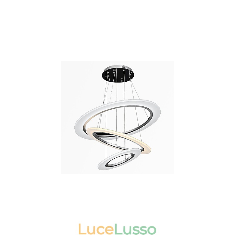 Lampadario a sospensione in acrilico, illuminazione da soffitto con forma fai da te