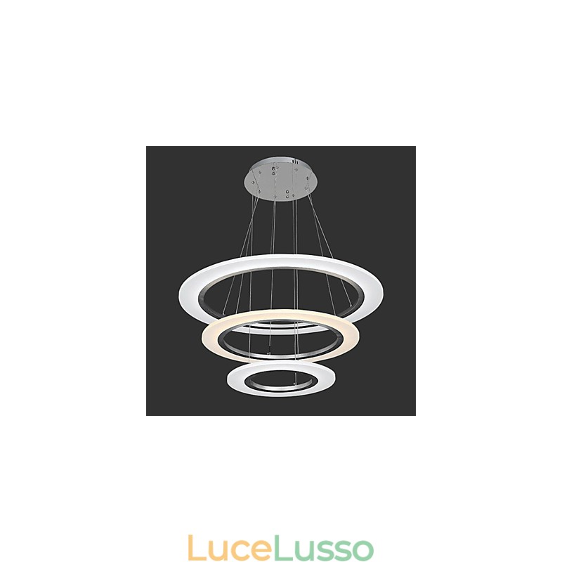 Lampadario a sospensione in acrilico, illuminazione da soffitto con forma fai da te