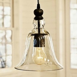Lampada a sospensione elettrolitica in stile mini ciotola vintage classica tradizionale