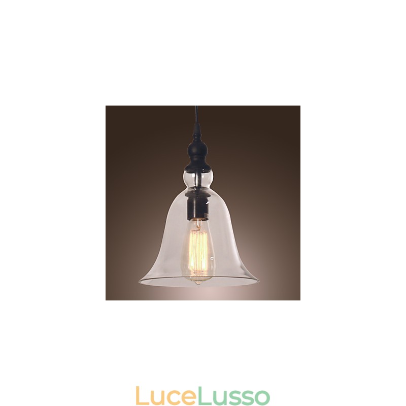 Lampada a sospensione elettrolitica in stile mini ciotola vintage classica tradizionale