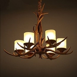 Lampadario a sospensione in resina vintage