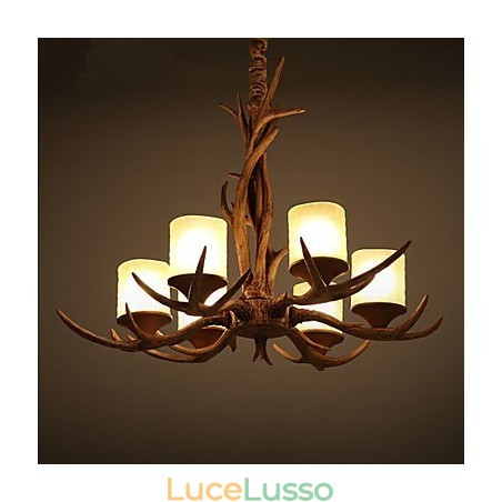 Lampadario a sospensione in resina vintage Lampadario a sospensione in resina vintage