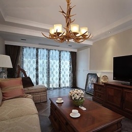 Lampadario a sospensione in resina vintage