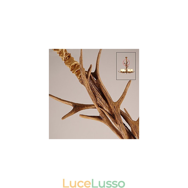 Lampadario a sospensione in resina vintage