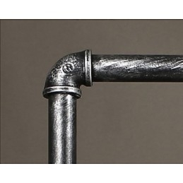 Lampadario in tubo di ferro Lampada a sospensione con ingranaggio eolico industriale