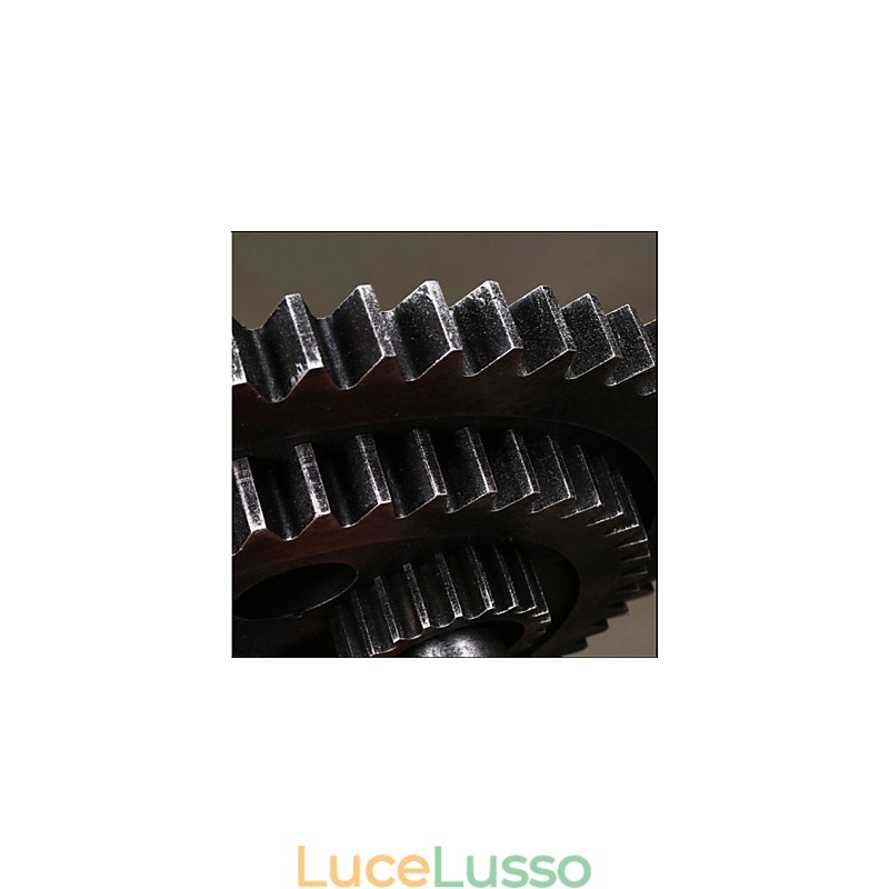 Lampadario in ferro vintage Lampadario creativo Ingranaggio meccanico
