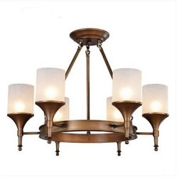 Lampadario in ferro battuto pastorale retrò