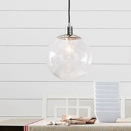 Lampada a sospensione in stile mini globo classico tradizionale