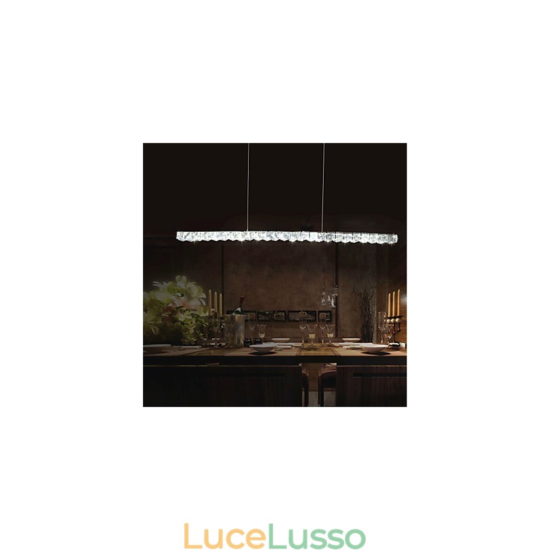 Lampade a sospensione Cristallo Moderno Contemporaneo Metallo