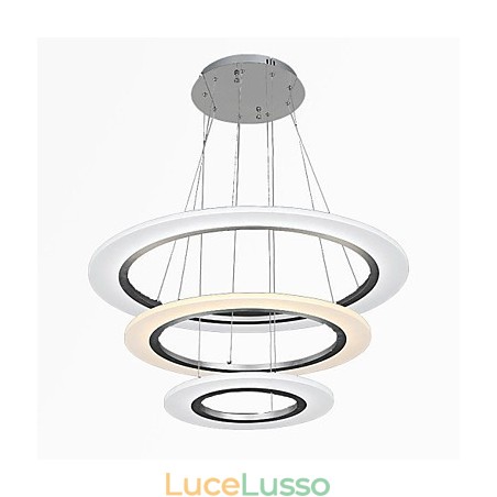Lampadari a sospensione in acrilico a forma di anello fai da te con 3 luci da soffitto Lampadari a sospensione in acrilico a forma di anello fai da te con 3 luci da soffitto