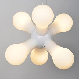 Lampada a sospensione in vetro semplice