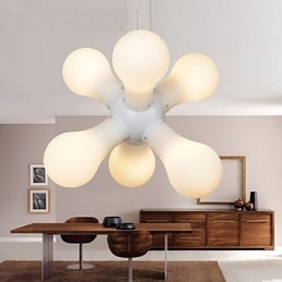 Lampada a sospensione in vetro semplice