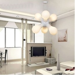 Lampada a sospensione in vetro semplice