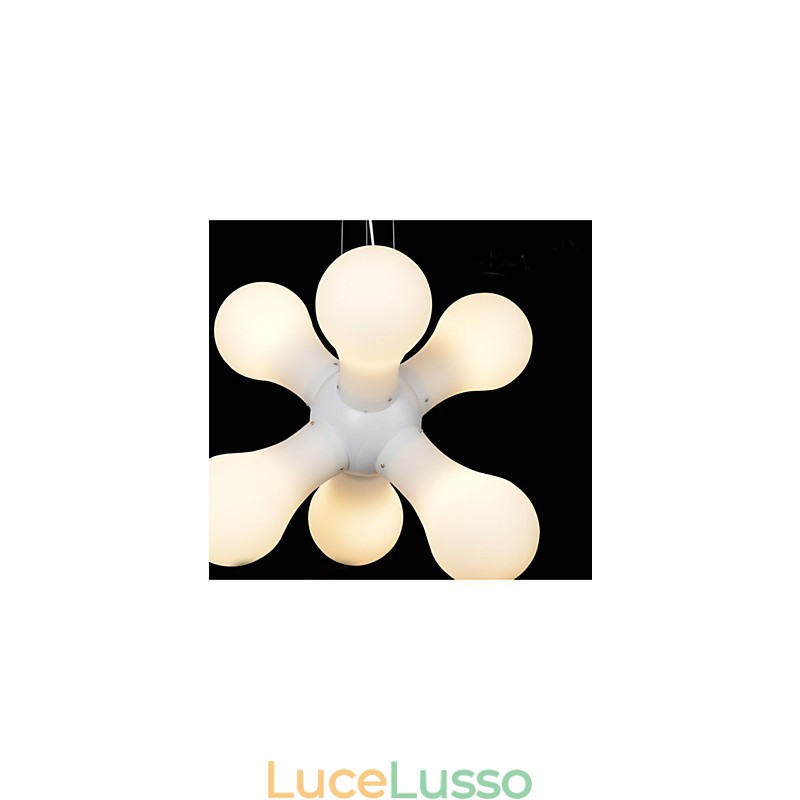 Lampada a sospensione in vetro semplice