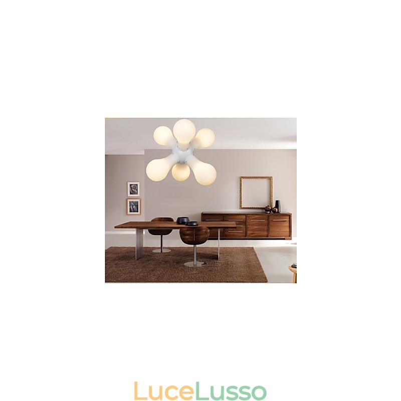 Lampada a sospensione in vetro semplice