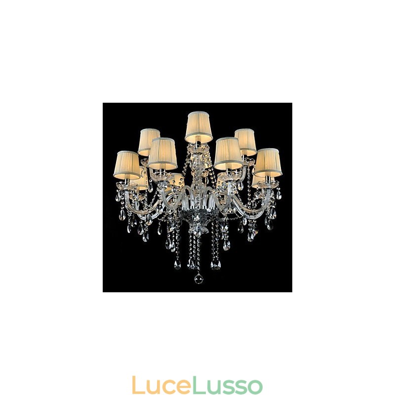 Moderno Contemporaneo Tradizionale Classico Country Globo Tamburo Isola Cristallo Mini Stile Altri Lampadario in vetro