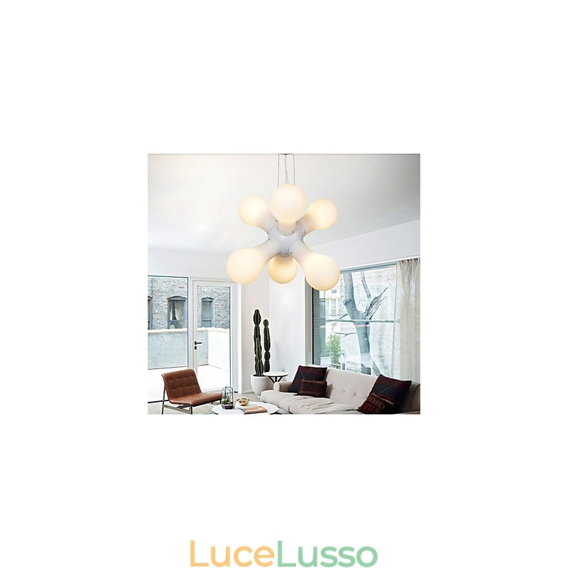 Lampada a sospensione in vetro semplice