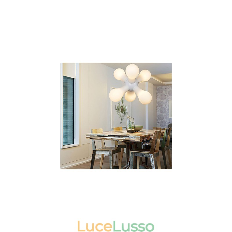 Lampada a sospensione in vetro semplice
