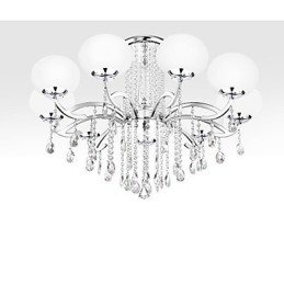 Lampadario Cristallo Lusso Moderno Soggiorno 9 Luci