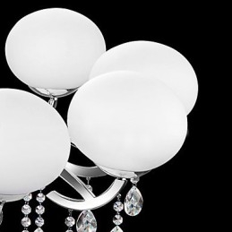 Lampadario Cristallo Lusso Moderno Soggiorno 9 Luci