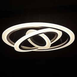 Lampada a sospensione in acrilico moderno e contemporaneo da 75 Watt