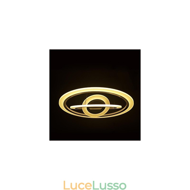 Lampada a sospensione in acrilico moderno e contemporaneo da 75 Watt